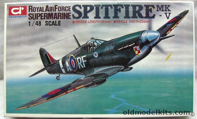 Idea 1/48 Supermarine Spitfire Mk.V - RAF 1942 / Volunteer Army June 1941 / Normandie Support 1944 - (ex-Otaki), 1403 plastic model kit